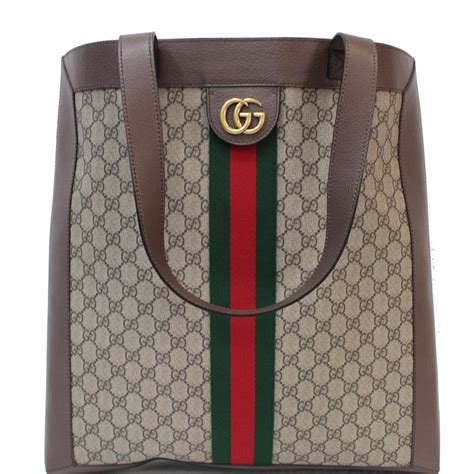 gucci large gg supreme canvas tote|gucci ophidia large tote bag.